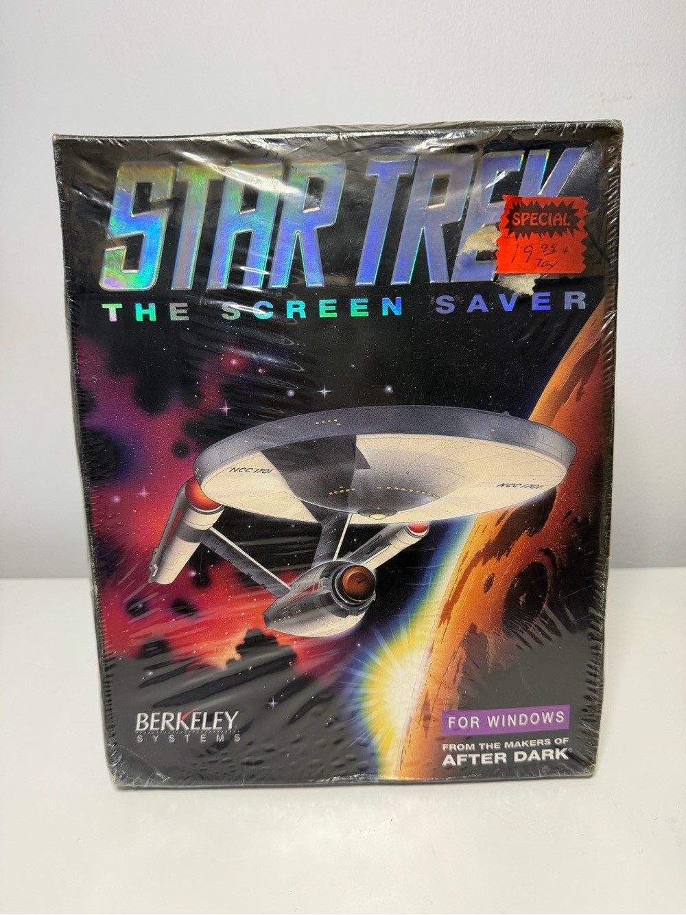 1992 FACTORY SEALED Star Trek the Screen Saver Windows PC Floppy Disk